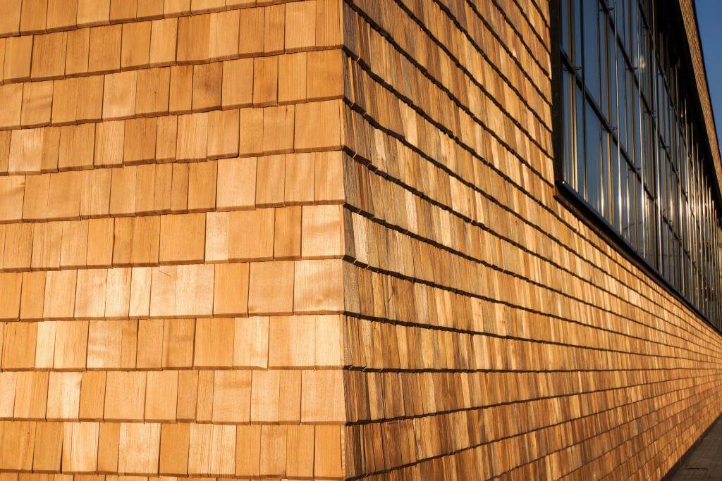 Fassade aus Holz