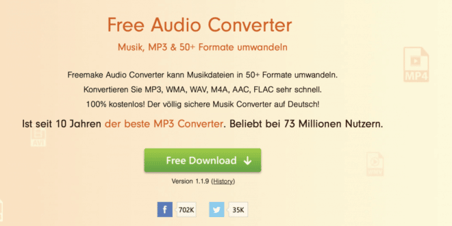 Audio-Dateien konvertieren: So geht’s mit dem Audio-Konverter von freemake