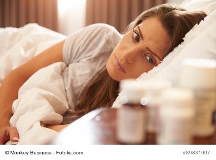 Unruhige Nächte: ein ernstes Schlafproblem könnte die Ursache sein