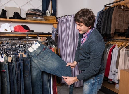 Jeanspassformen bei Männern