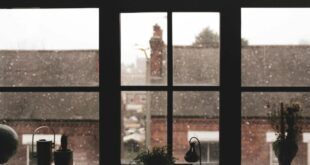 Fenster mit Schnee