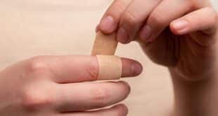 Zeigefinger mit Pflaster
