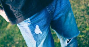 Flecken auf der Hose