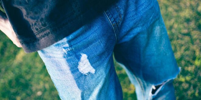 Flecken auf der Hose