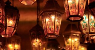 Messinglampe